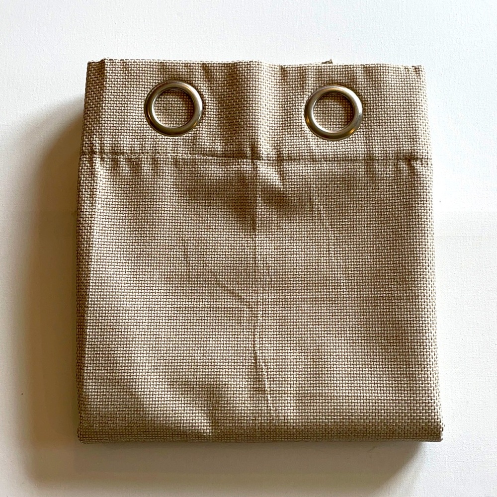 Beige Curtains - 86”x37 3/4” - SET OF FOUR